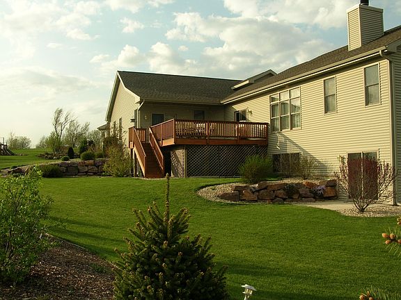 Back yard - horse farm behind house