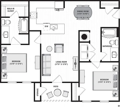 Floor plan B1