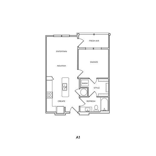 Floor plan A1