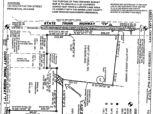 State Highway 73, Princeton, WI 54968
