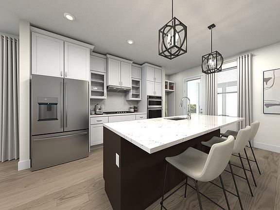 Skip takeout and prep dinner in the well-appointed kitchen.