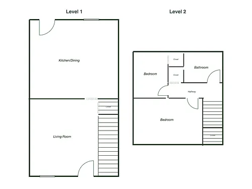 Floor plan 2 bedroom