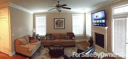 Living Area with Fireplace