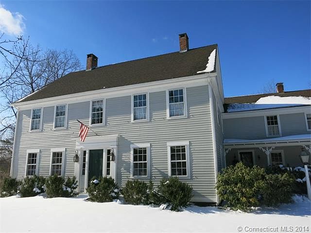 The welcoming lights in the...