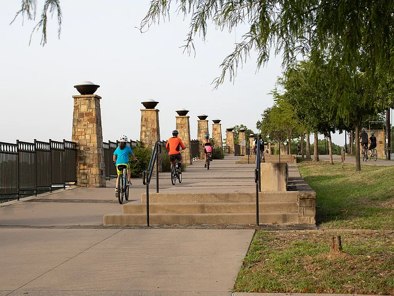 Enjoy a bike ride along White Rock Lake.