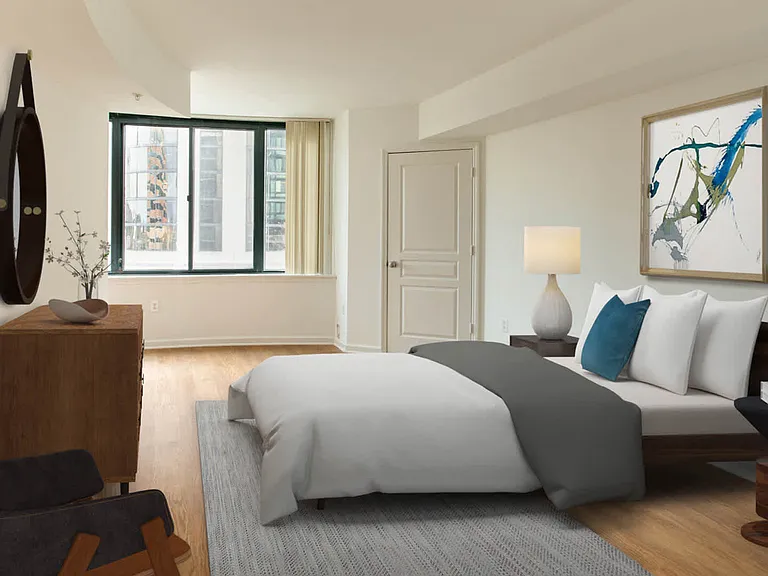 Bedroom with Hard Surface Flooring