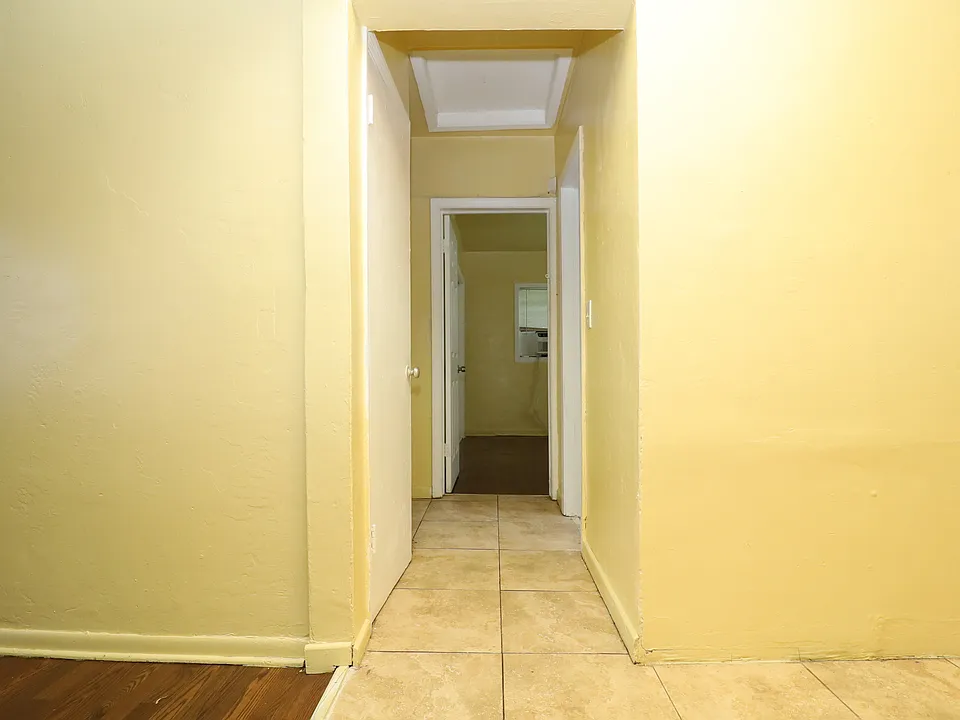 Hallway leading to bedrooms