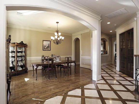 Another view of foyer towards dining room., Exceptional room sizes.