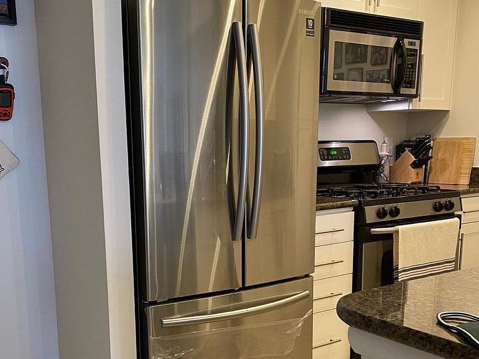 New kitchen cabinets, new fridge