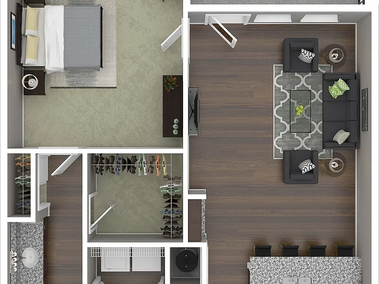 A4 3D Floor Plan A4 3D Floor Plan