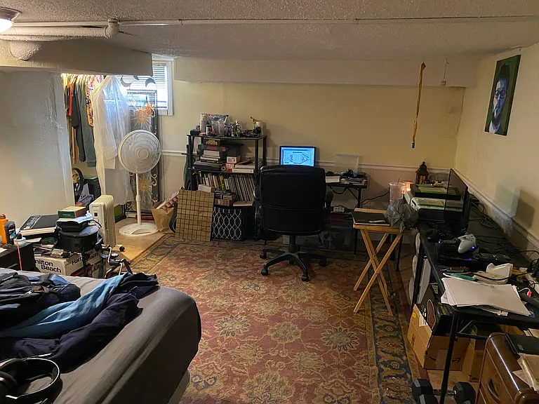 Finished area of basement