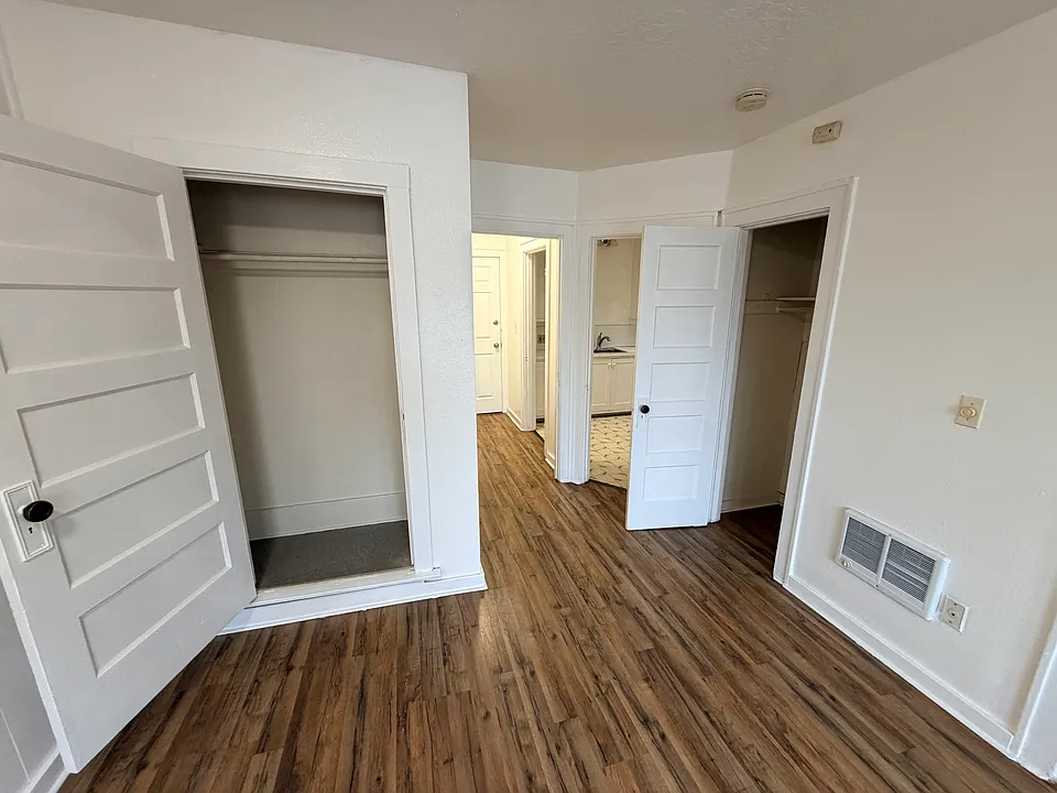 Lots of closet space. Two closets located off the main living room.