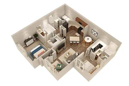 Floor plan Juniper With Sunroom
