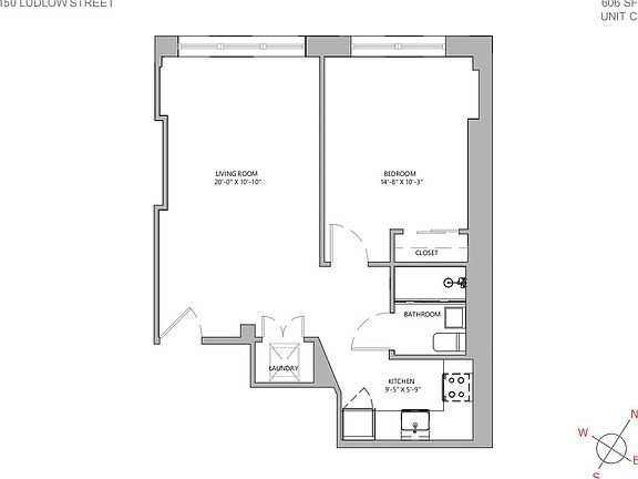2nd image of 150 Ludlow St #C