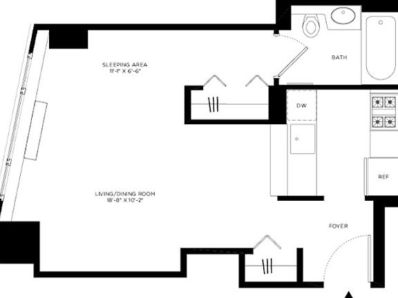 2nd image of 601 W 57th St APT 15B
