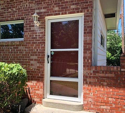 Outside door to Bonus Room from Fenced Yard