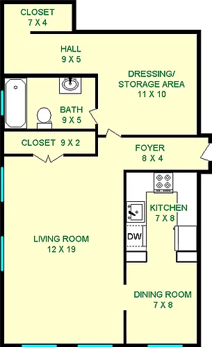 Floor plan Parsley