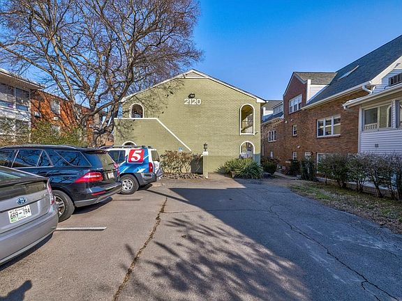Resident parking in front of building