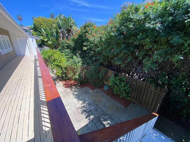 Private outdoor patio