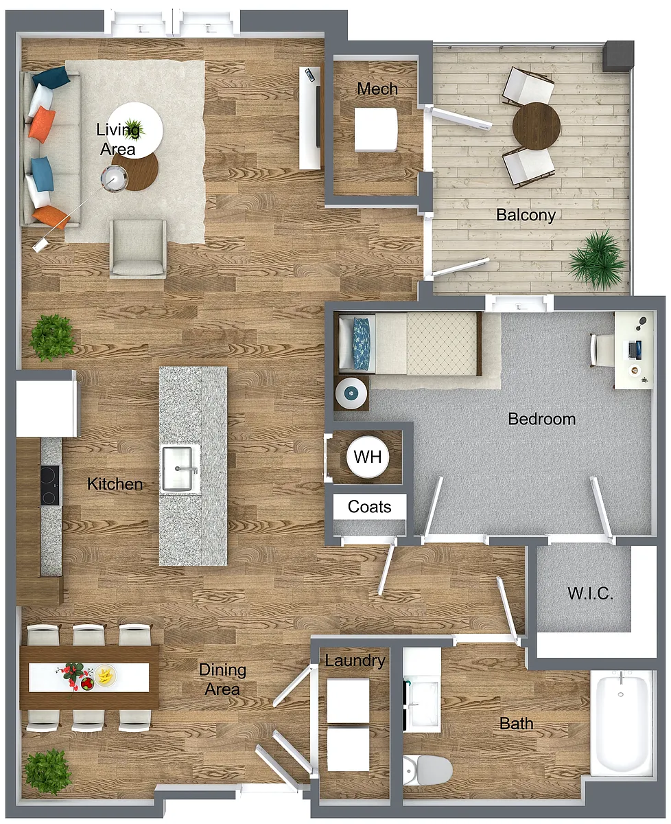 Floor plan The Hall
