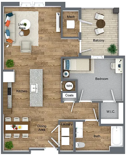Floor plan The Hall