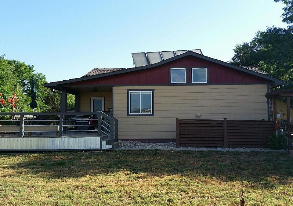 South side and deck