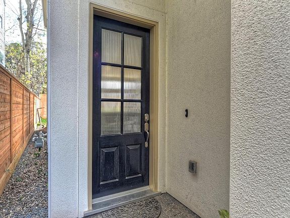 Solid wood door. Pre-wired for alarm