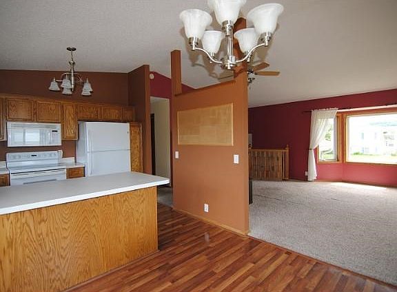 Natural woodwork in the kitchen.