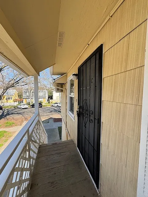 Front door to apartment