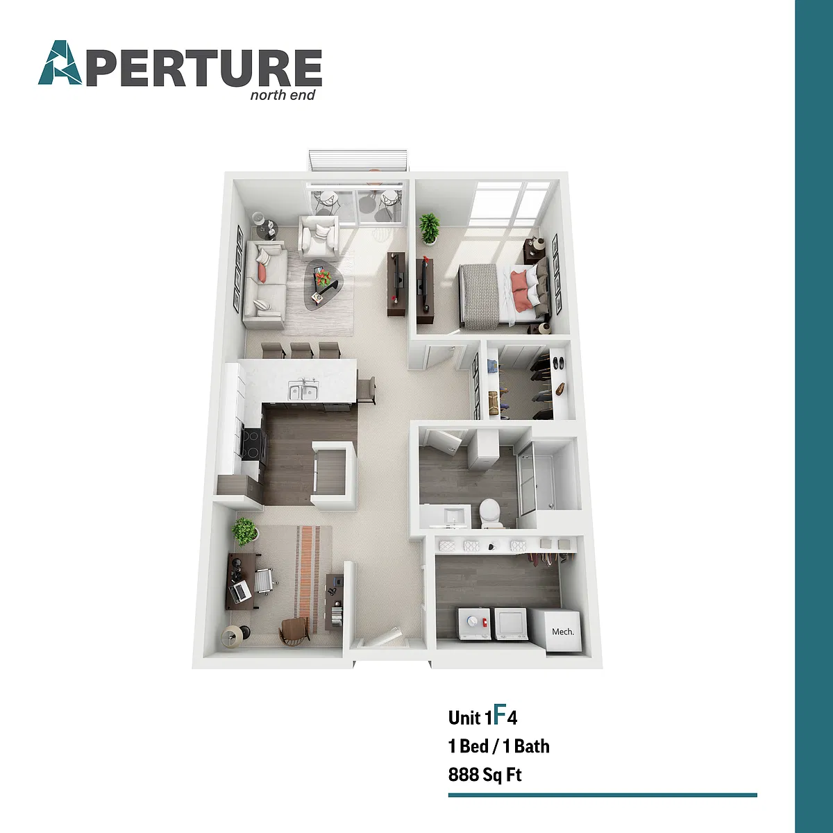 Floor plan 1F4
