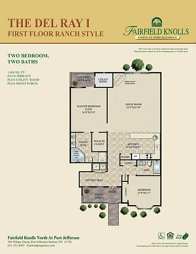Floor plan Del Ray I