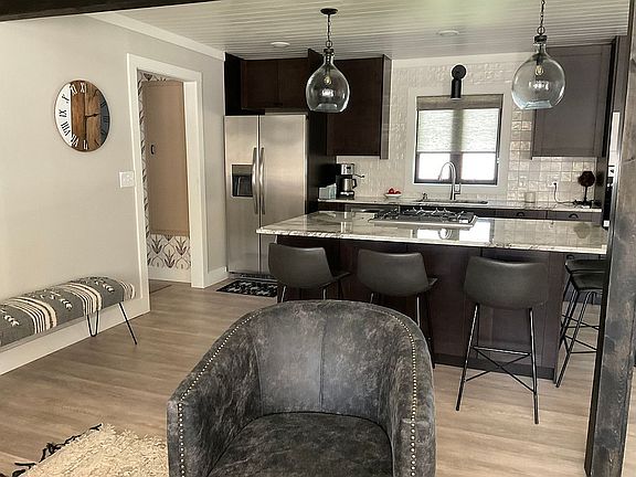 Kitchen With granite Island