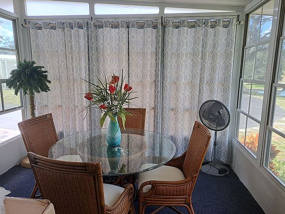 Front Lanai with slider windows
