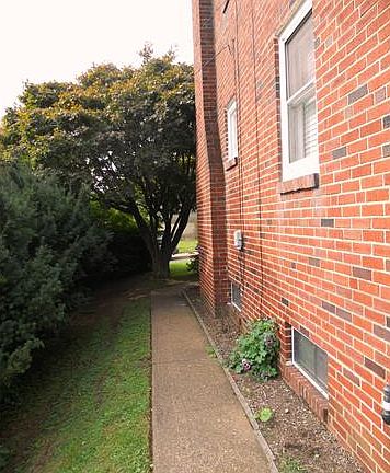 Side walk-way leading to the rear yard!