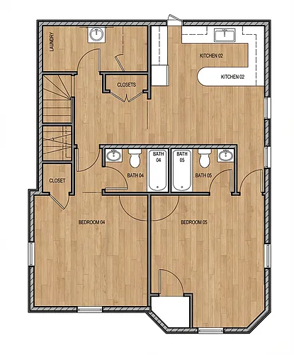 Floor plan 417 Ebenezer Ave Room 4