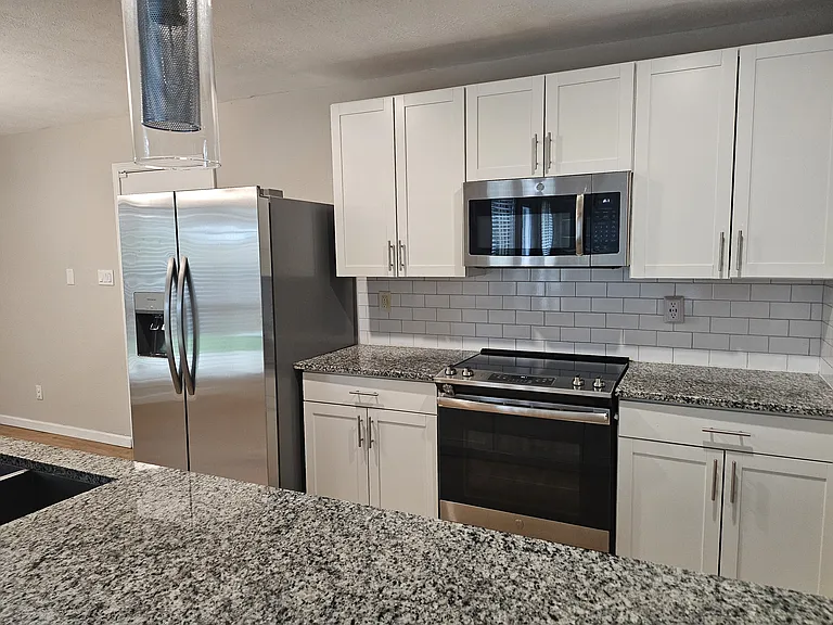 Brand new fridge, stainless steel appliances