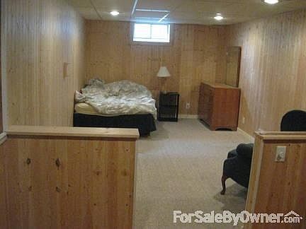 Basement entertainment room