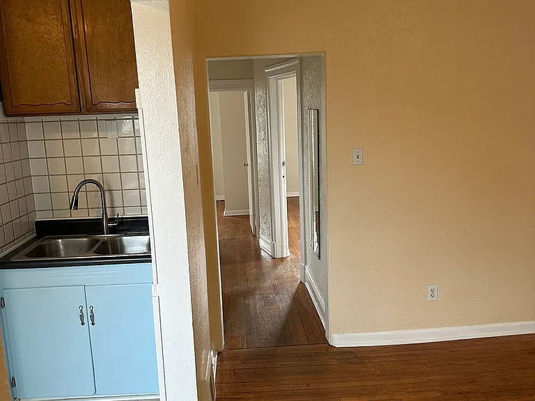 View of hallway from the livingroom.