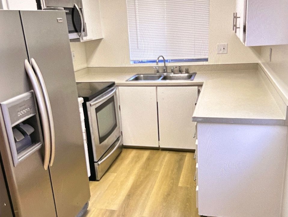 New floors, newer appliances.