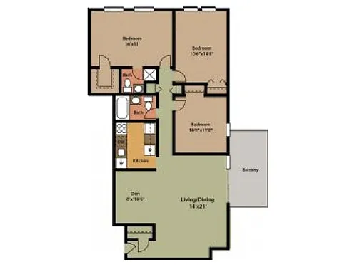 Floor plan Parliment Hill
