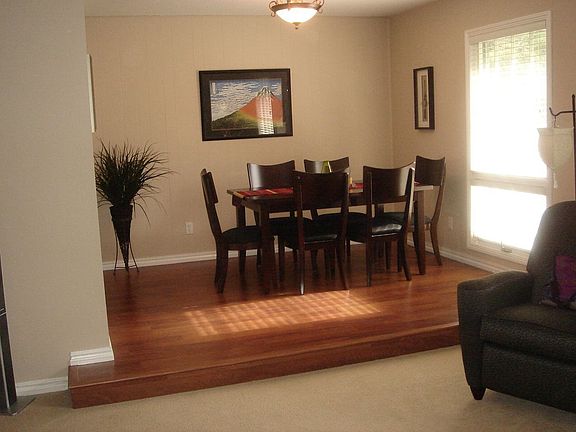 Living room & formal dining room