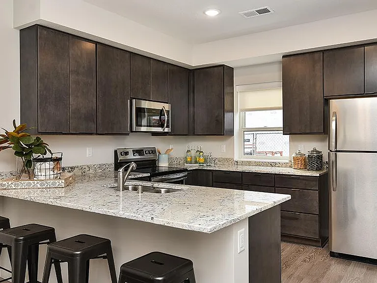 Townhome kitchen