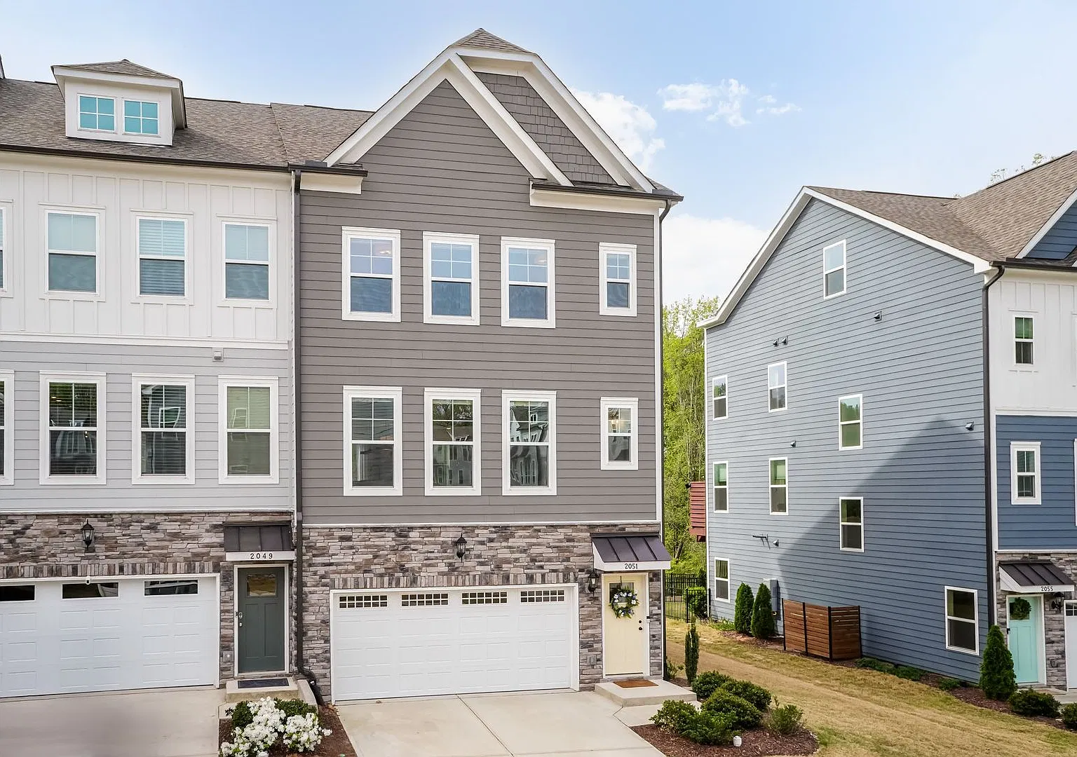 End Unit Townhome in West Village | Apex — Photo 3