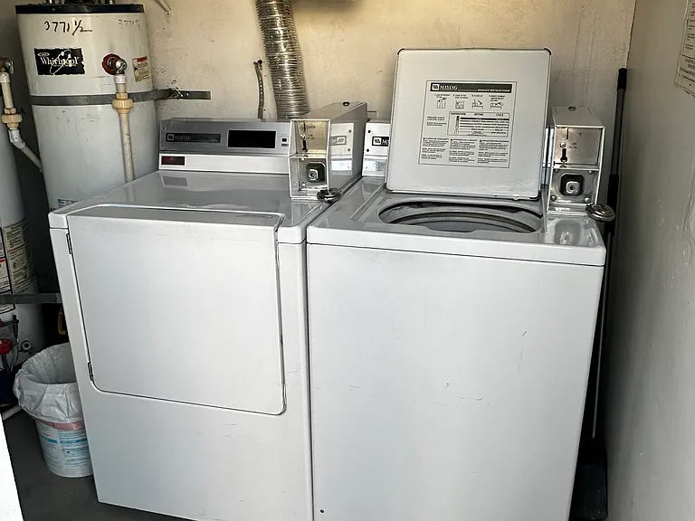 Onsite Laundry in the Back Complex
Coin Operated Washer & Dryer