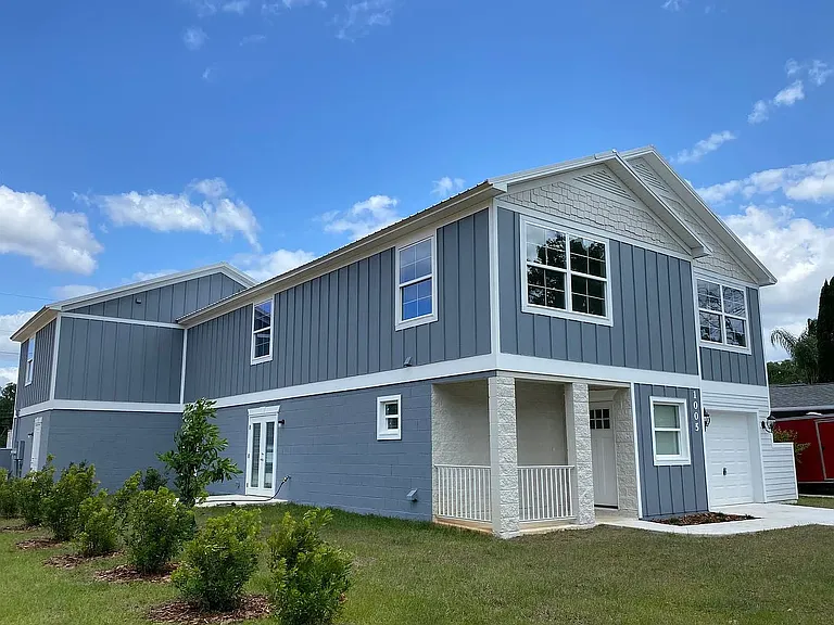 front entry, garage, side entry and outdoor area