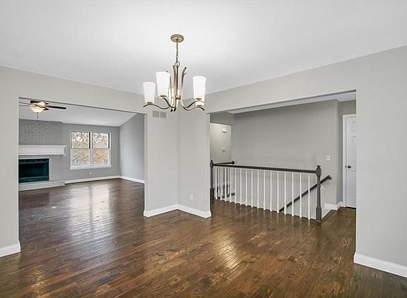 View from formal dining room