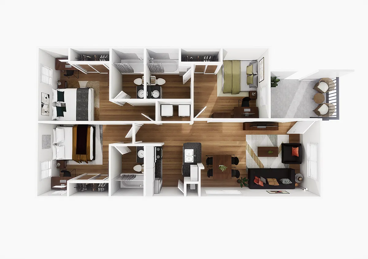 Floor plan 3X3