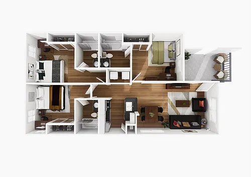 Floor plan 3X3