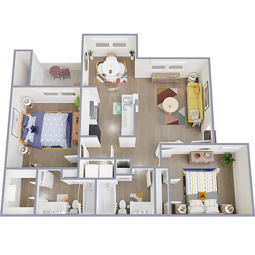 Floor plan B-60