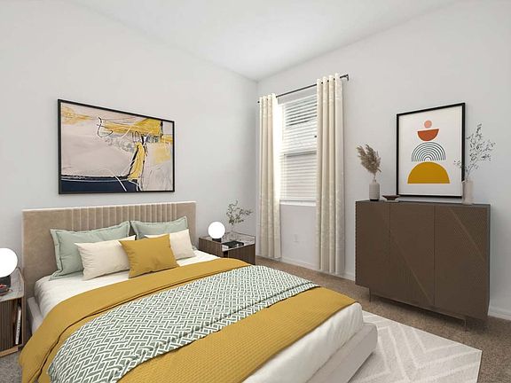 Casey Key new construction home plan bedroom 2 at Lanier Acres in Zephyrhills, FL by William Ryan Ho